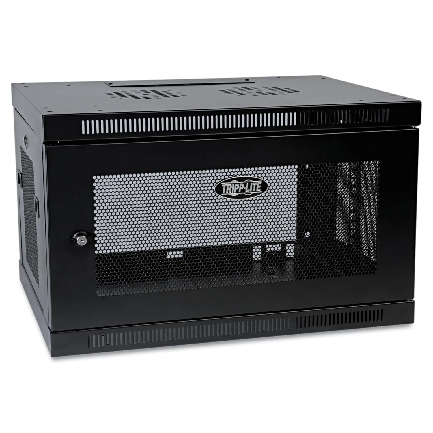 Tripp Lite 6U Wall Mount Rack Enclosure Server Cabinet, 16.5" Deep, Switch-Depth (SRW6U), Black