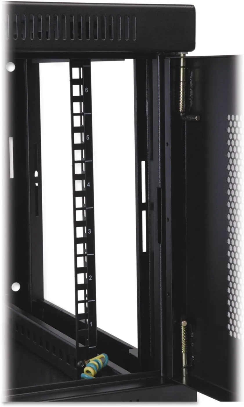 Tripp Lite 6U Wall Mount Rack Enclosure Server Cabinet, 16.5" Deep, Switch-Depth (SRW6U), Black