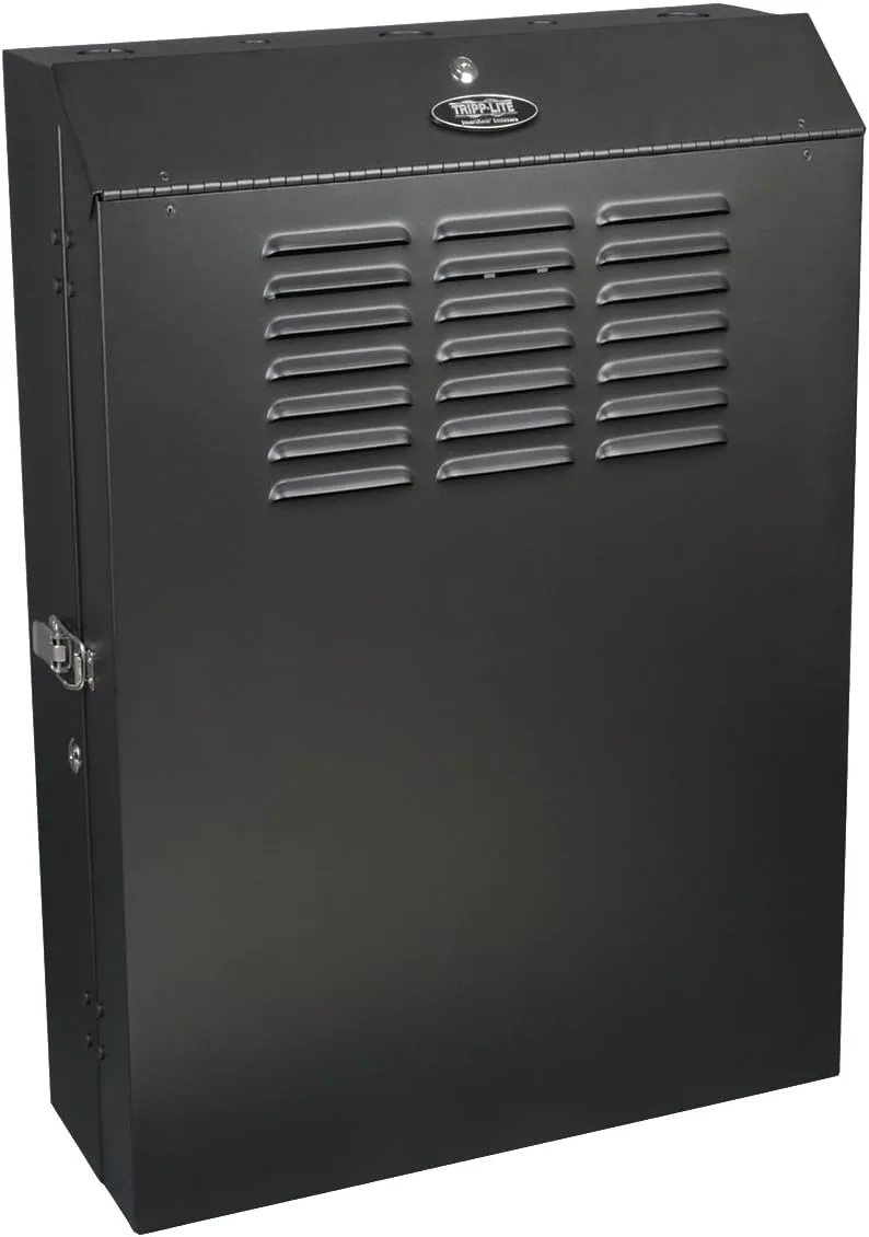 Tripp Lite SmartRack Low-Profile Vertical Wall-Mount Server-Depth Rack Enclosure, 36 in