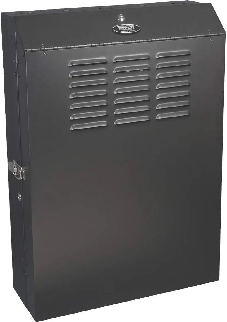 Tripp Lite SmartRack Low-Profile Vertical Wall-Mount Server-Depth Rack Enclosure, 36 in