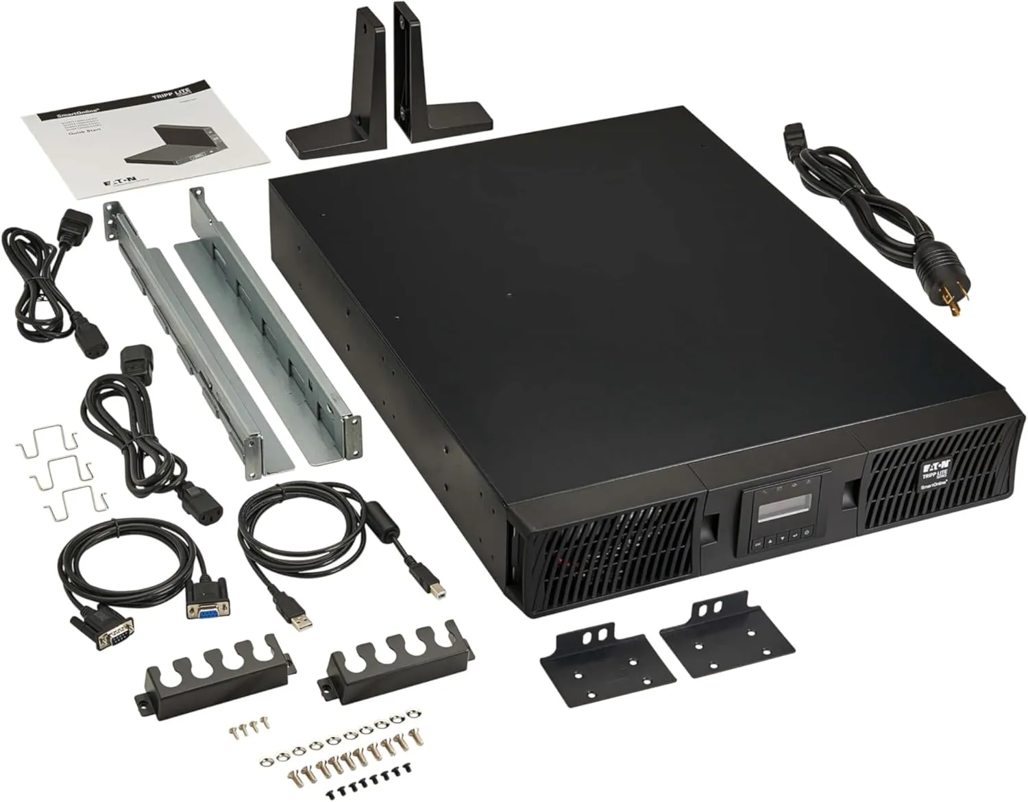 TRIPP LITE SmartOnline Double-Conversion UPS, 2U Rackmount, LCD