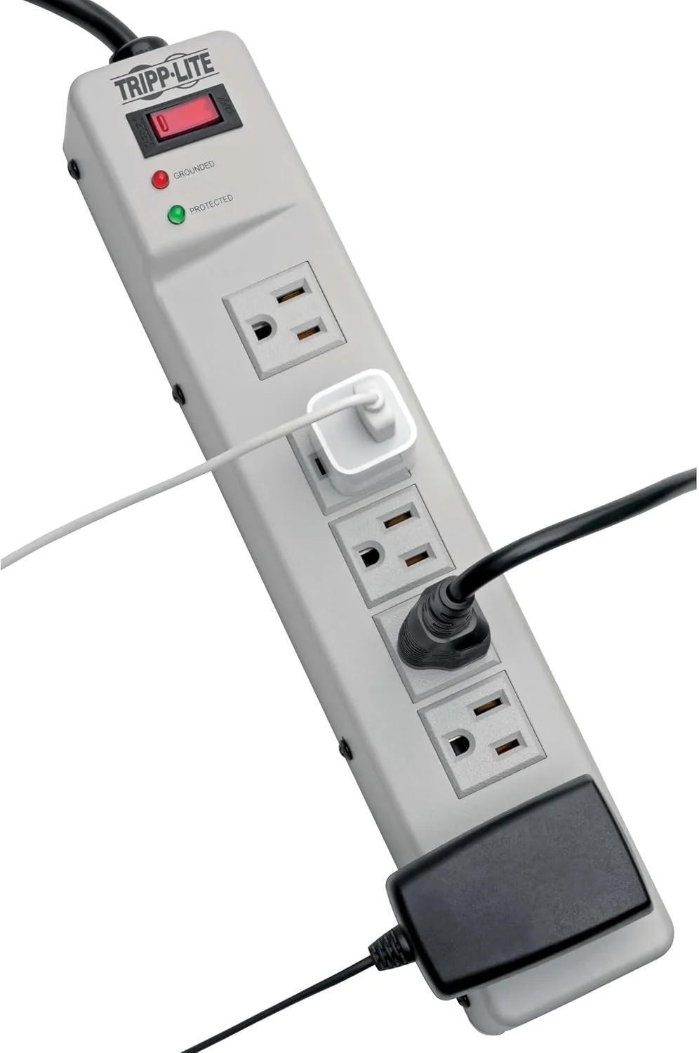 TRIPP LITE TLM626 6-Outlet Right-Angle Surge Protector Power Strip