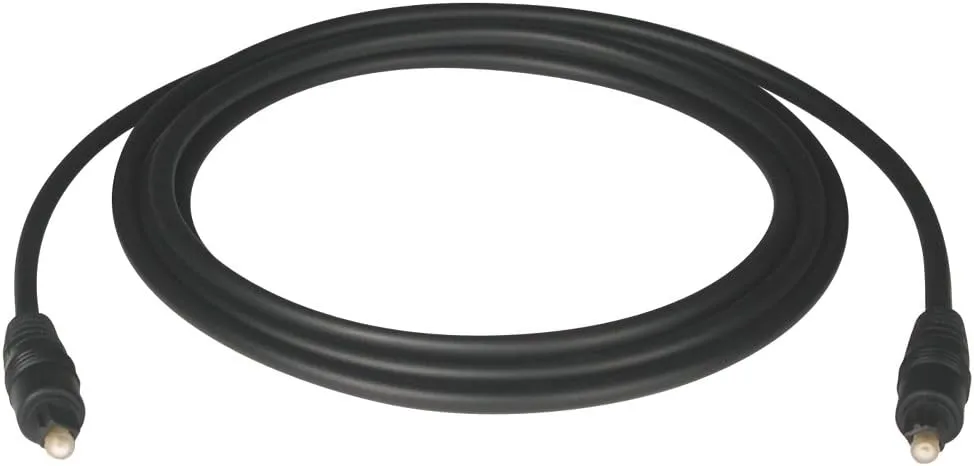 Tripp Lite Toslink Digital Optical SPDIF Audio Cable, 2M (6-ft.) (A102-02M)