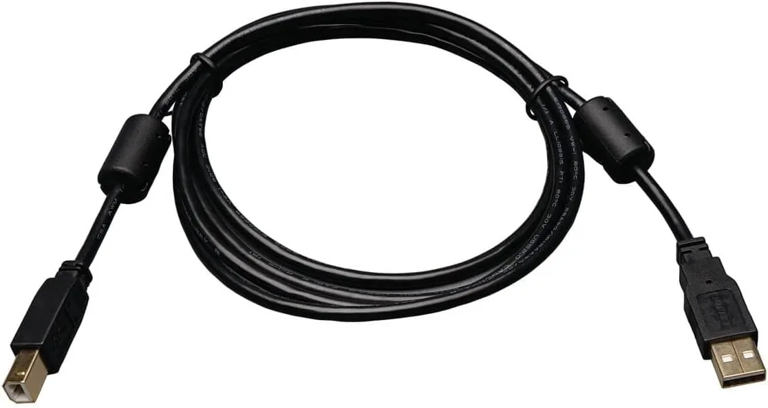 Tripp Lite USB 2.0 Hi-Speed A/B Cable with Ferrite Chokes (M/M)