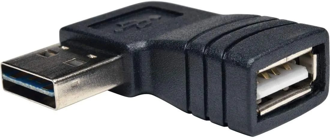 Tripp Lite Universal Reversible USB 2.0 Hi-Speed Adapter (Reversible A to Right Angle A M/F)(UR024-000-RA)