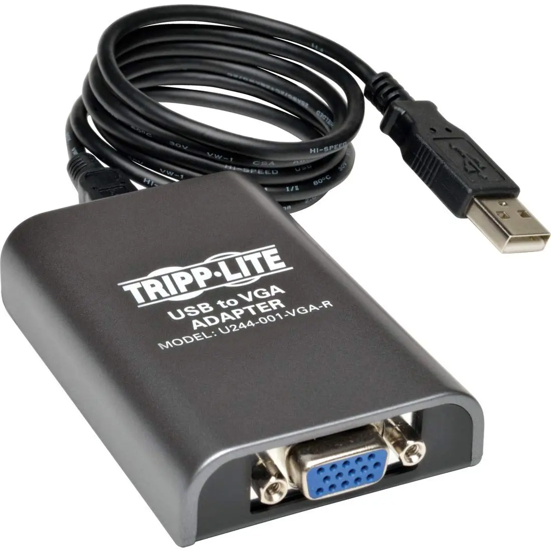 Tripp Lite USB 2.0 to DVI/VGA External Video Graphics Adapter
