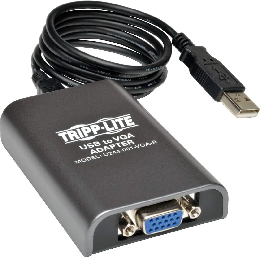 Tripp Lite USB 2.0 to DVI/VGA External Video Graphics Adapter