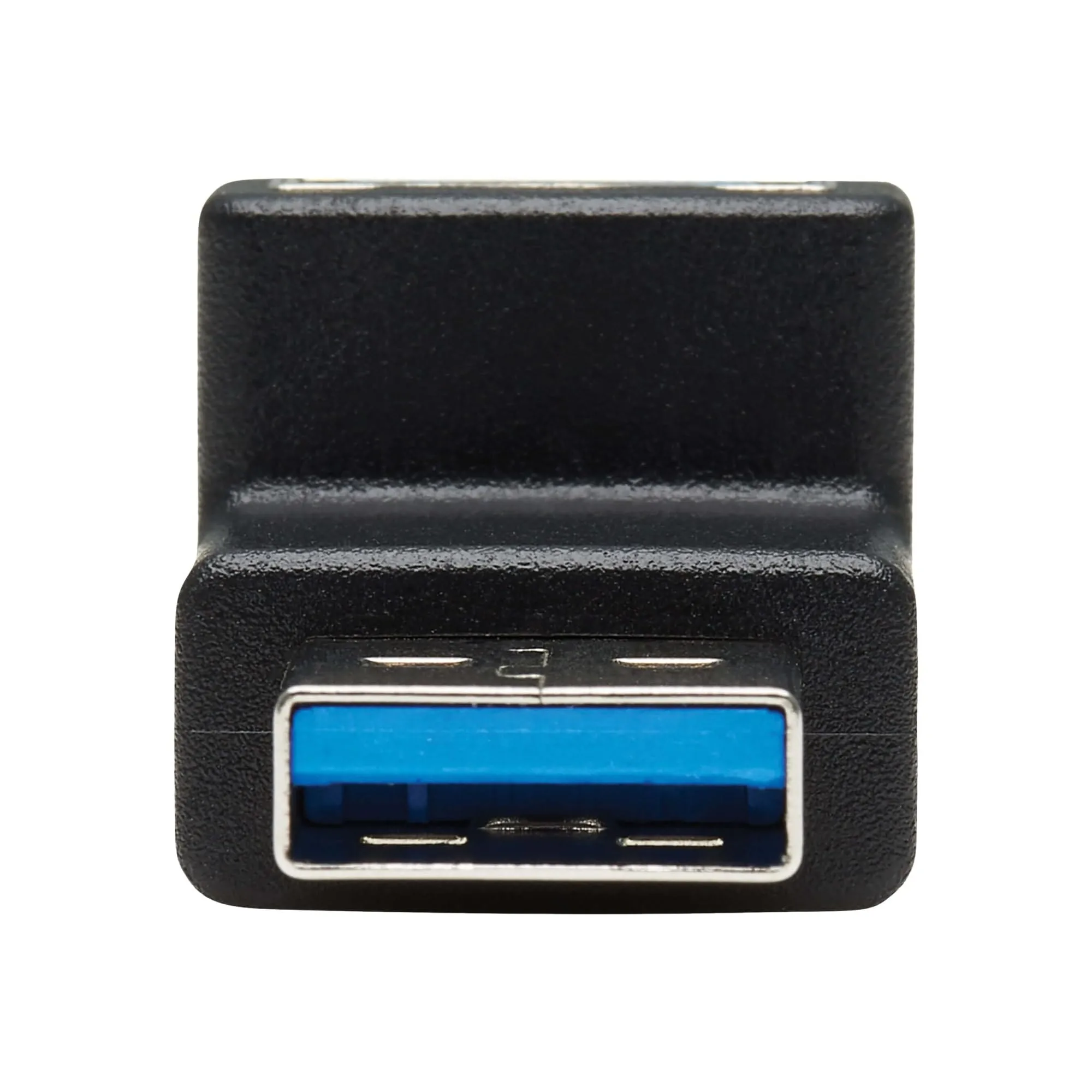 Tripp Lite One Line Description USB 3.0 Adapter, USB 3.0 SuperSpeed Converter, USB-A M/F, 90 Degree Down Angle