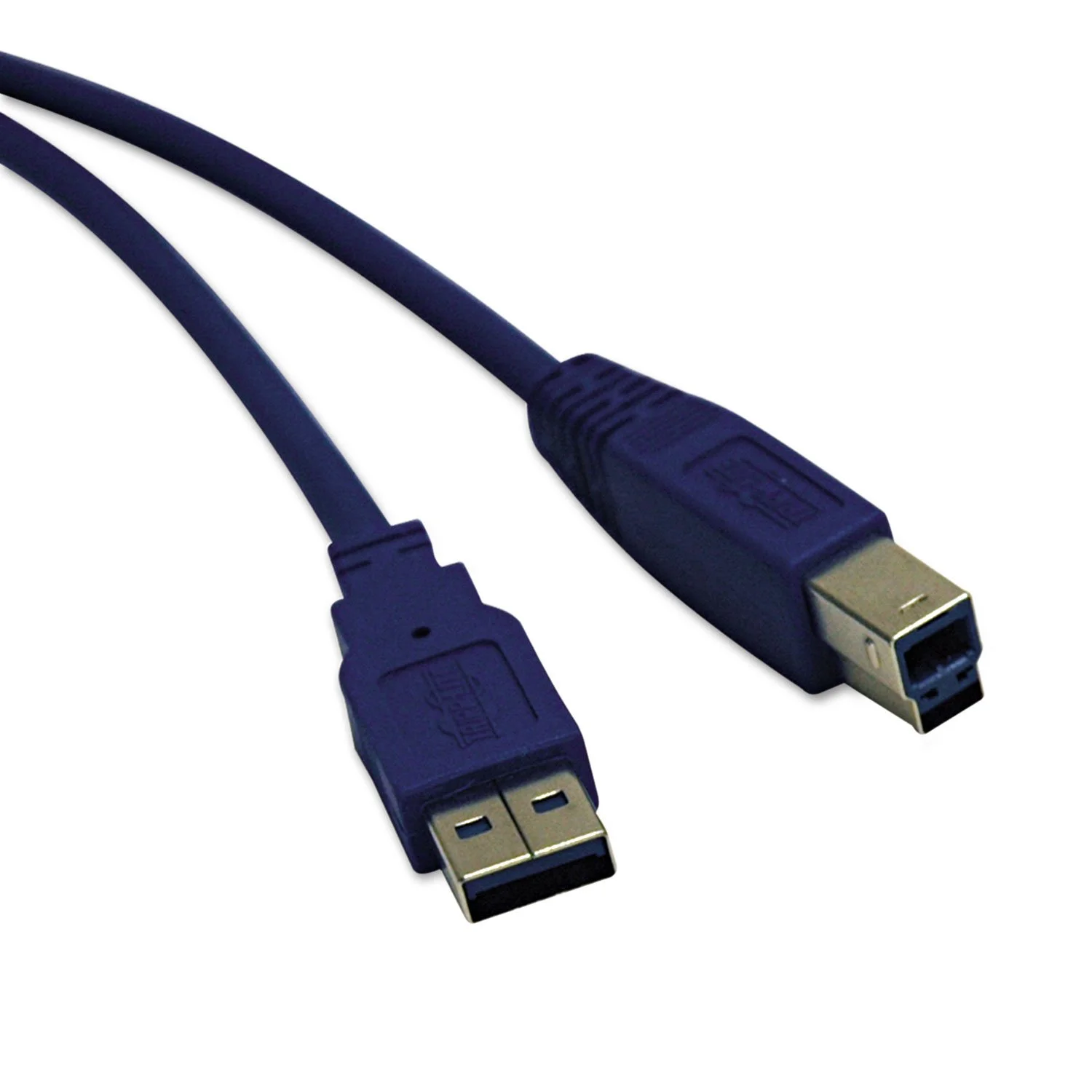 Tripp Lite USB 3.0 SuperSpeed Device Cable (A/B M/M) 15 ft - U322-015, Blue