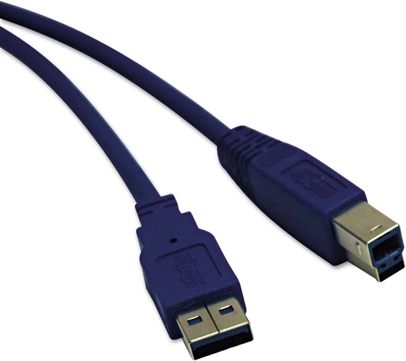 Tripp Lite USB 3.0 SuperSpeed Device Cable (A/B M/M) 15 ft - U322-015, Blue
