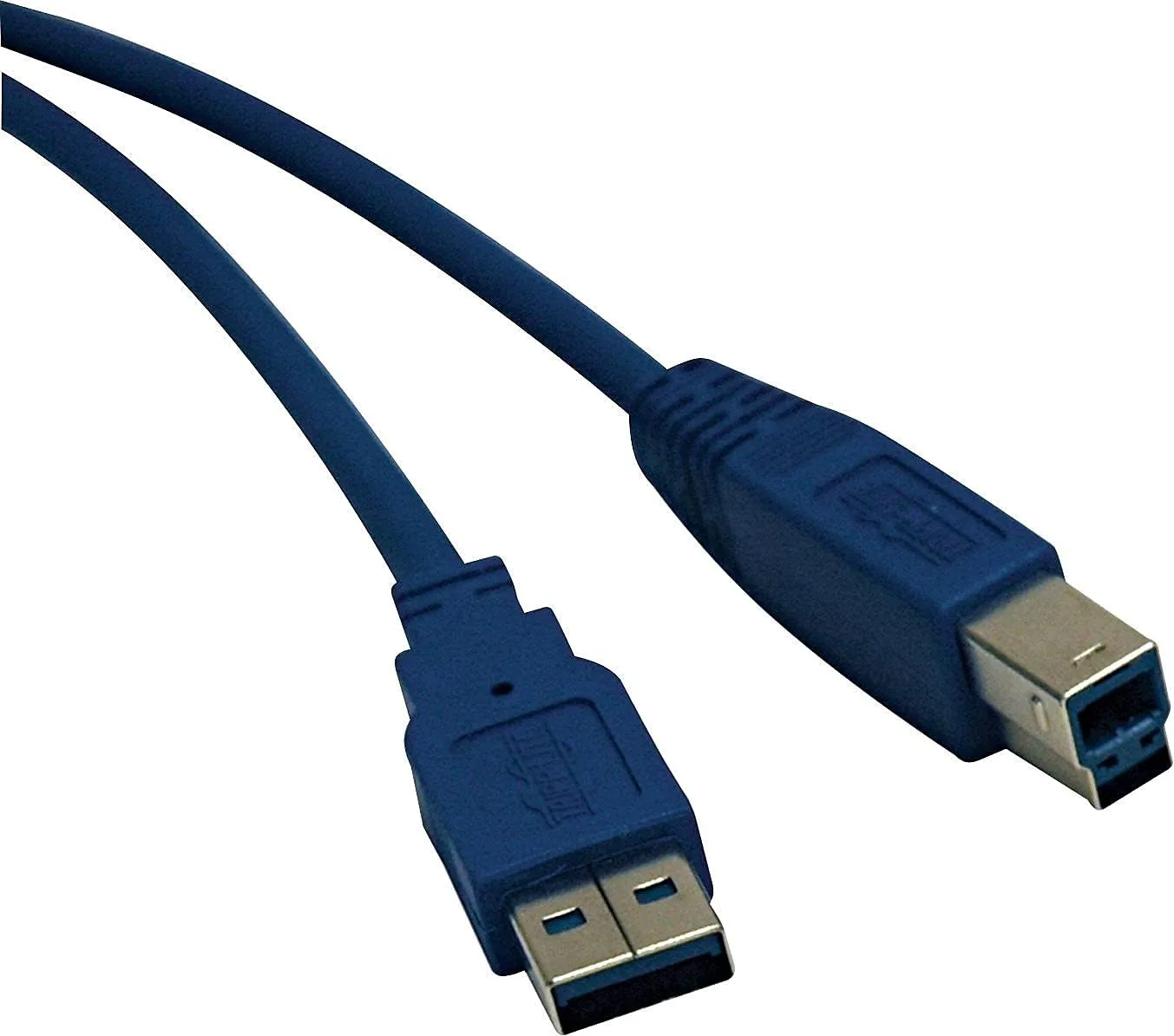 Tripp Lite USB 3.0 SuperSpeed Device Cable (A/B M/M) 15 ft - U322-015, Blue