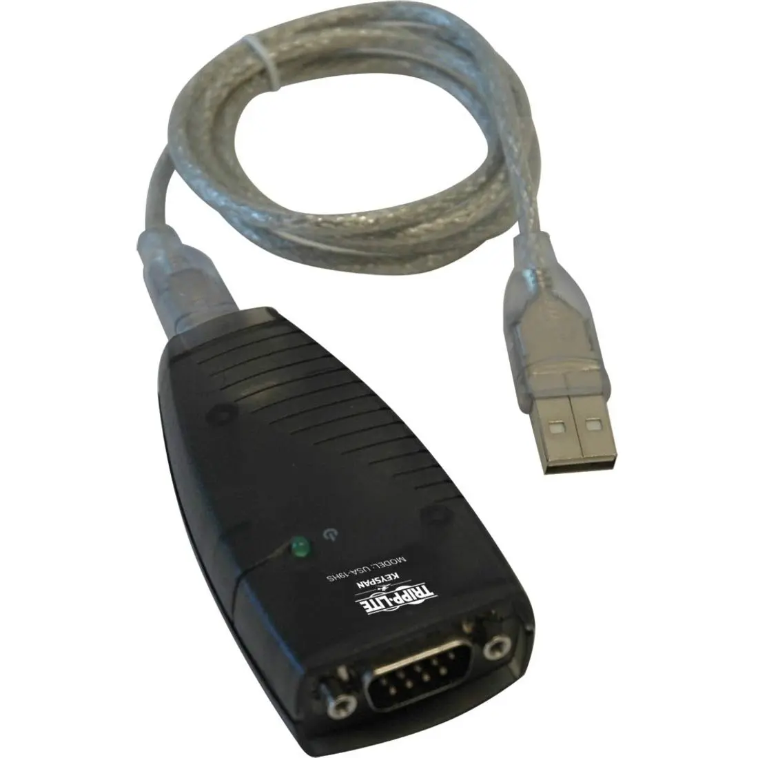Tripp Lite Keyspan High-Speed USB to Serial Adapter, PC & Mac, USB-A to DB9 RS232 Male, 3 Foot / 0.91 Meter Cable