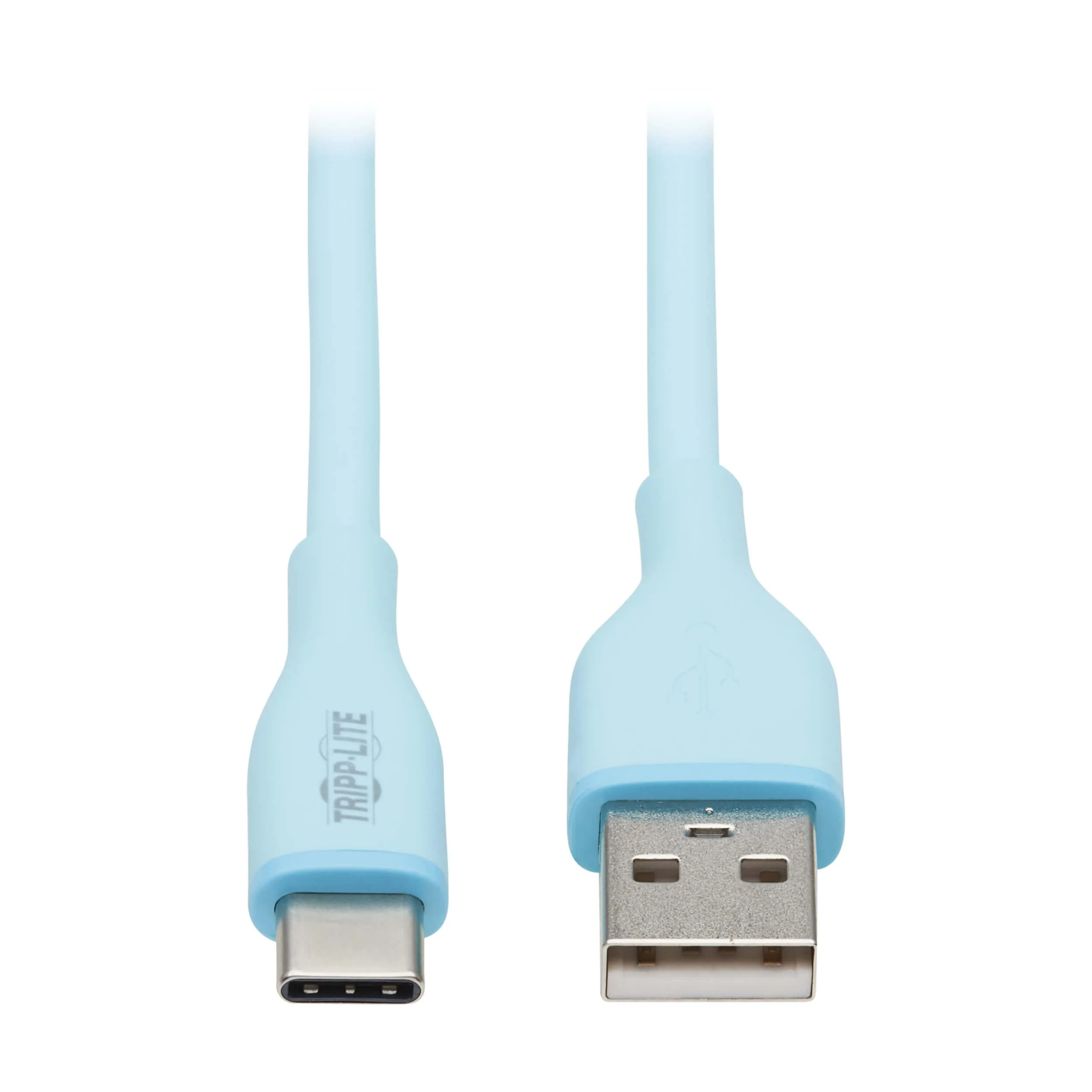 Tripp Lite Safe-IT USB-A to USB-C Charge Cable for iPhone iPad Android & More, Male-to-Male, 60W Charging, Ultra-Flexible