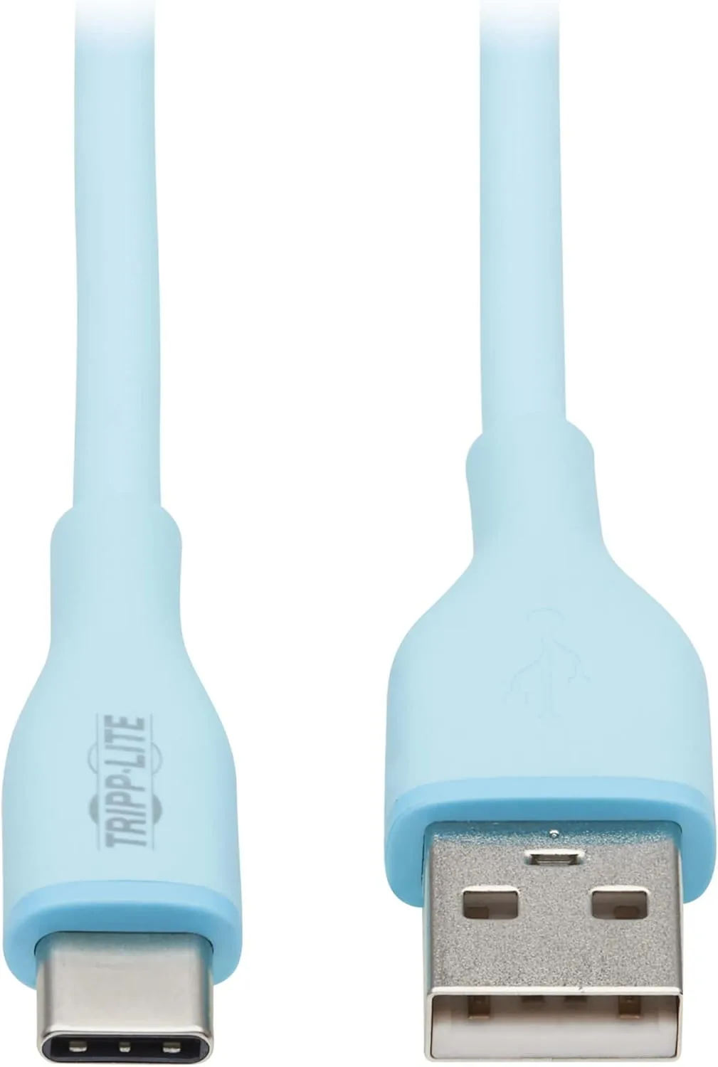 Tripp Lite Safe-IT USB-A to USB-C Charge Cable for iPhone iPad Android & More, Male-to-Male, 60W Charging, Ultra-Flexible