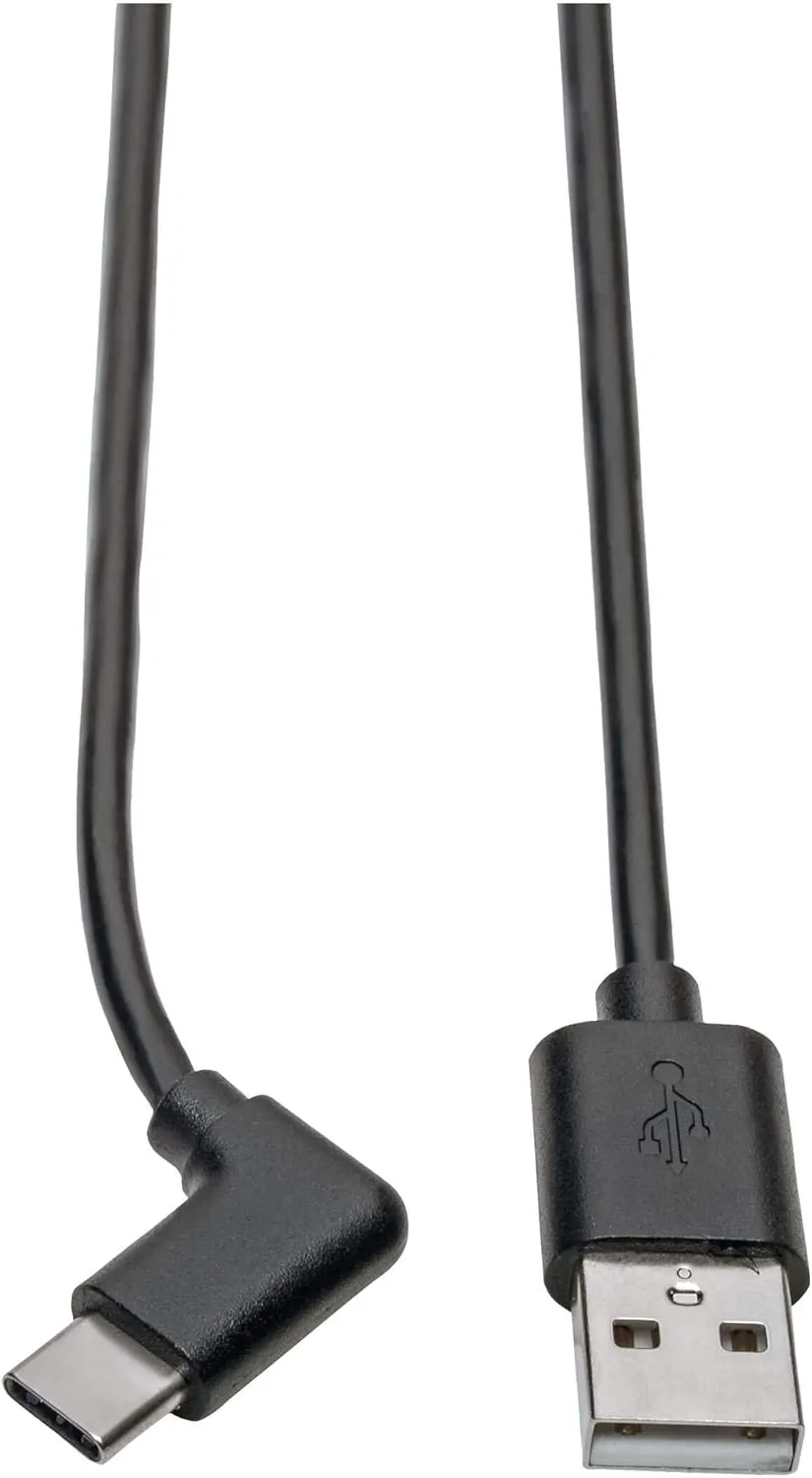 TRIPP LITE USB 2.0 Hi-Speed Cable A to USB Type C M/Right-Angle, 6' (U038-006-CRA)