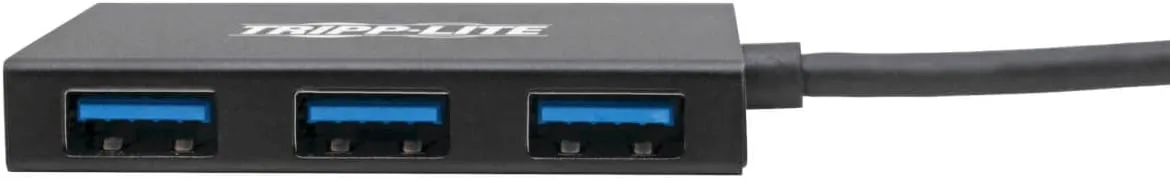 Tripp Lite Gen 1 USB-C Hub, Portable USB-C to USB-A Splitter for Charging and Data Transfer, Thunderbolt 3, 5 Gbps, 1.5