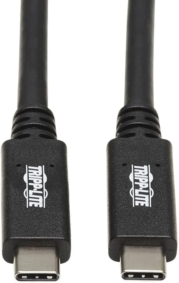 Tripp Lite USB C Cable USB 3.1 Gen 2, 5A, 10Gbps, 20in (U420-20N-G2-5A)