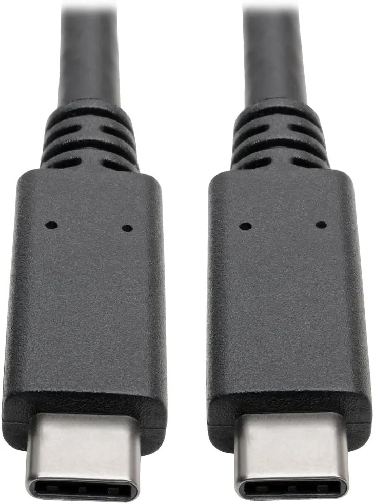 Tripp Lite USB C Cable w/ 5A Rating 20V (100W) 10 Gbps M/M USB 3.1 Gen 2 USB Type C USB-C USB Type-C 3ft 3' (U420-003-G2-5A)
