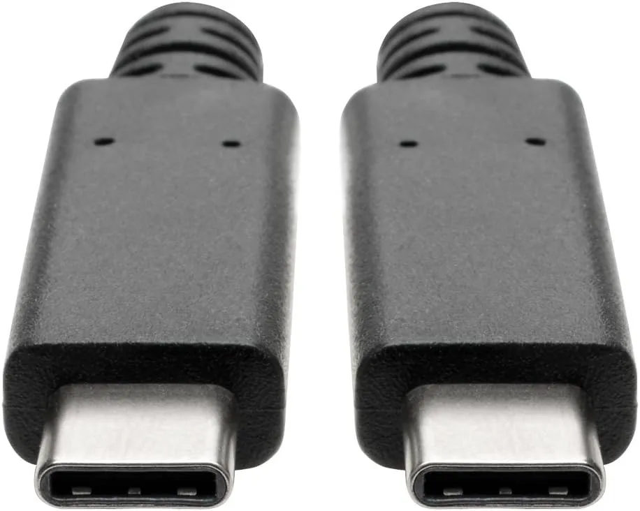 Tripp Lite USB C Cable w/ 5A Rating 20V (100W) 10 Gbps M/M USB 3.1 Gen 2 USB Type C USB-C USB Type-C 3ft 3' (U420-003-G2-5A)