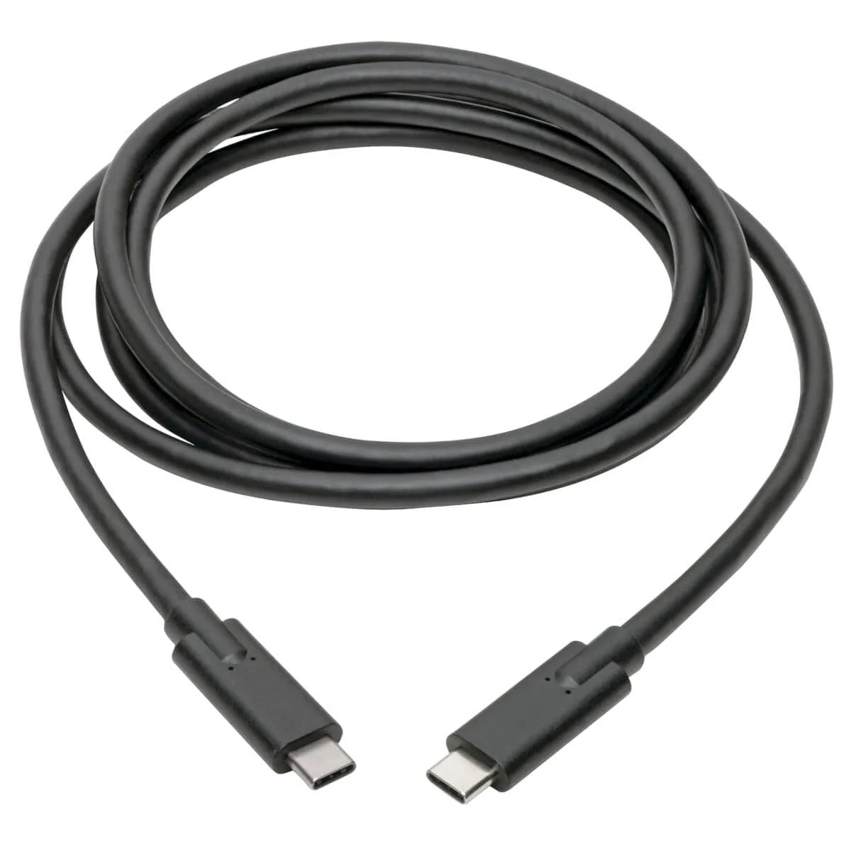 Tripp Lite USB-C to USB Type-C Cable, USB 3.2 Gen 1, 5A / 100W Charging, 5 Gbps Data, Thunderbolt 3 Compatible, Black