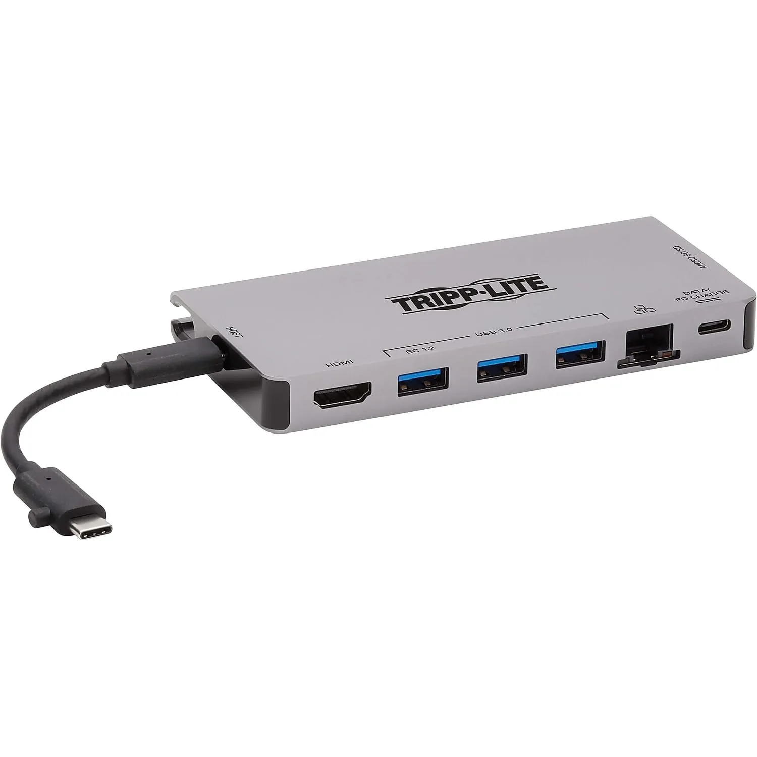 Tripp Lite USB C Docking Station USB Hub 4K HDMI GbE SD Card Reader Pd Charging (U442-DOCK5D-Gy)