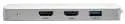 Tripp Lite USB C Docking Station w/ USB-A Hub, x2 HDMI, PD Charging 1080p @ 60Hz, Portable