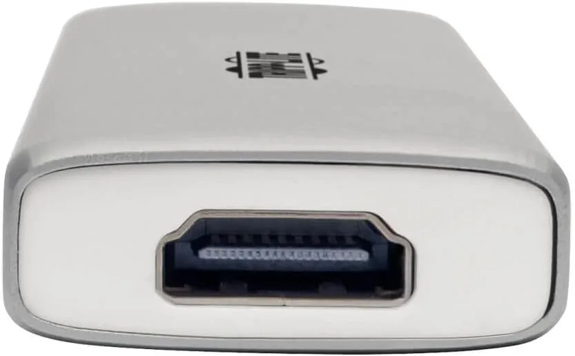 Tripp Lite USB C Docking Station w/ USB-A Hub, HDMI, Micro SD, PD Charging 4k @ 30Hz Thunderbolt 3 Silver (U442-DOCK10-S)