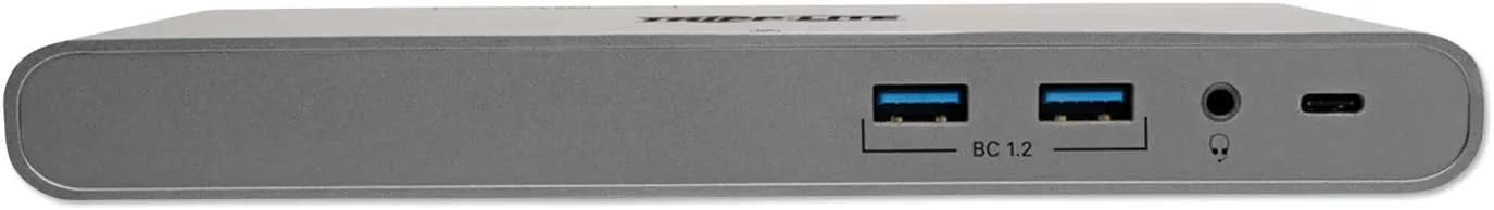 Tripp Lite USB-C Docking Station U442-DOCK4-S, 100W PD, HDMI VGA DP, Gigabit Ethernet