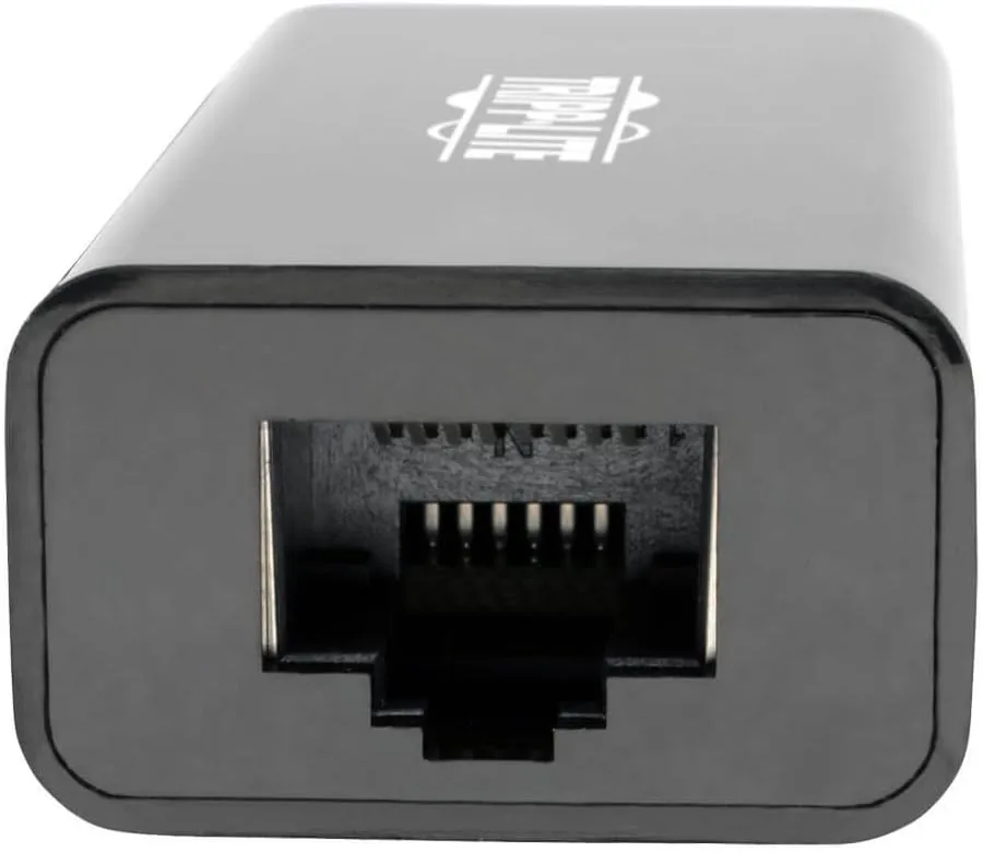 Tripp Lite USB C to Gigabit Ethernet Adapter USB Type C to Gbe Thunderbolt 3 Compatible 10/100/1000 USB-C (U436-06N-GB)