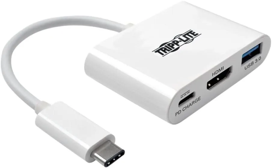 Tripp Lite USB-C to HDMI Multiport Adapter Docking Station with USB-A Hub and USB-C PD Charging