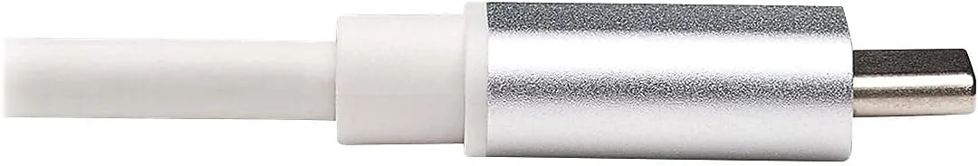 Tripp Lite USB C to 3.5mm Stero Audio Adapter for Microphone Headphones, Silver (U437-002)