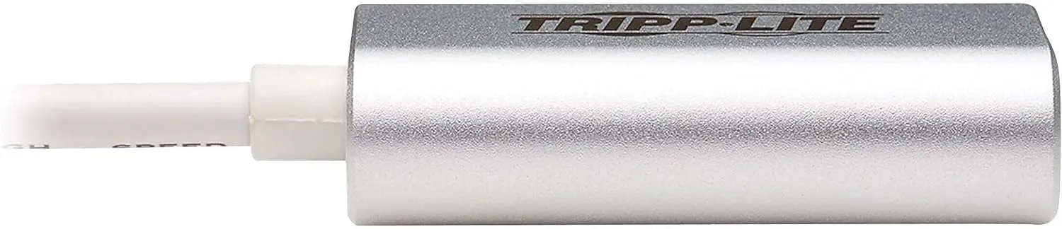 Tripp Lite USB C to 3.5mm Stero Audio Adapter for Microphone Headphones, Silver (U437-002)