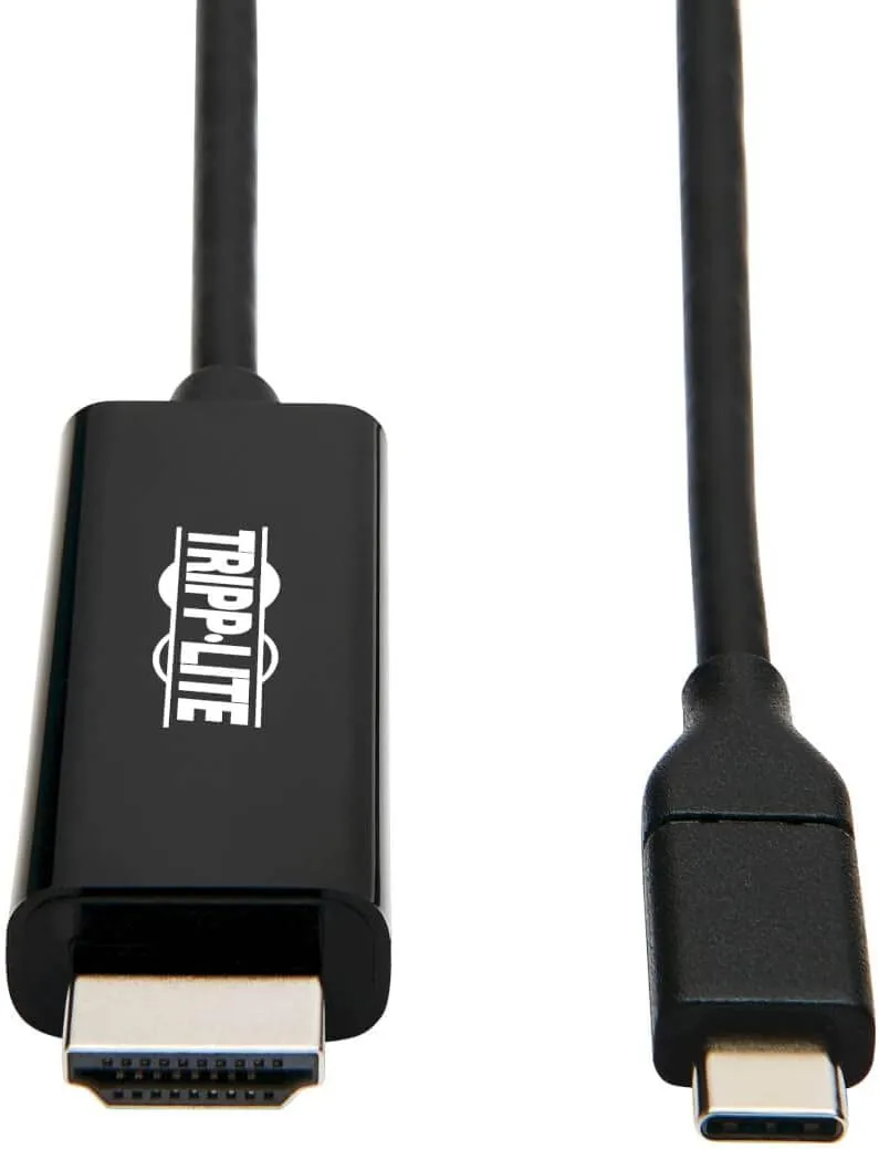 Tripp Lite by Eaton USB-C to HDMI Adapter Cable, 4K 60 Hz, 4:4:4, Thunderbolt 3 Compatible