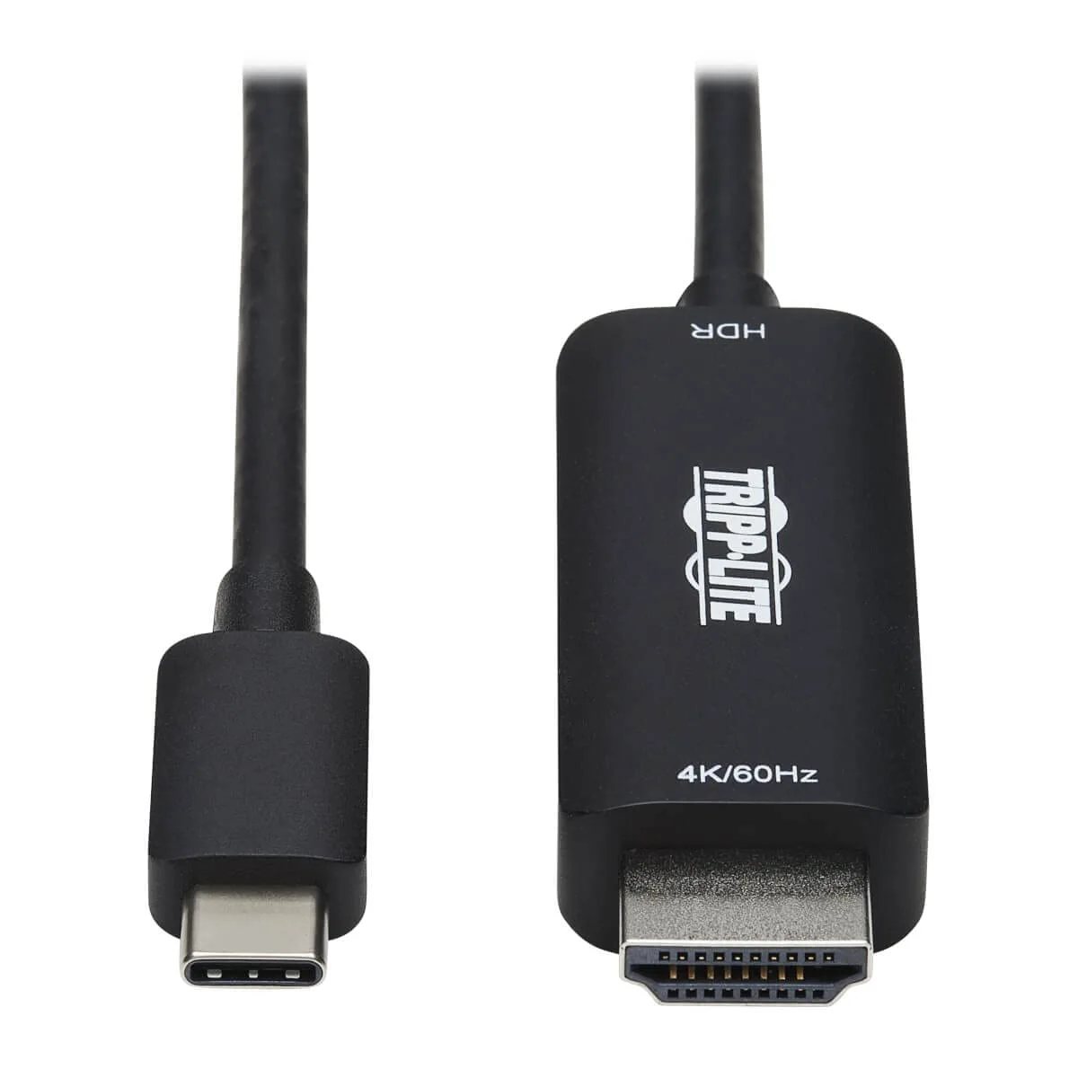 Tripp Lite USB-C to HDMI Adapter Cable, Thunderbolt 3 Compatible Cable Adapter USB C to HDMI, 4K 60 Hz, HDR, HDCP 2.2