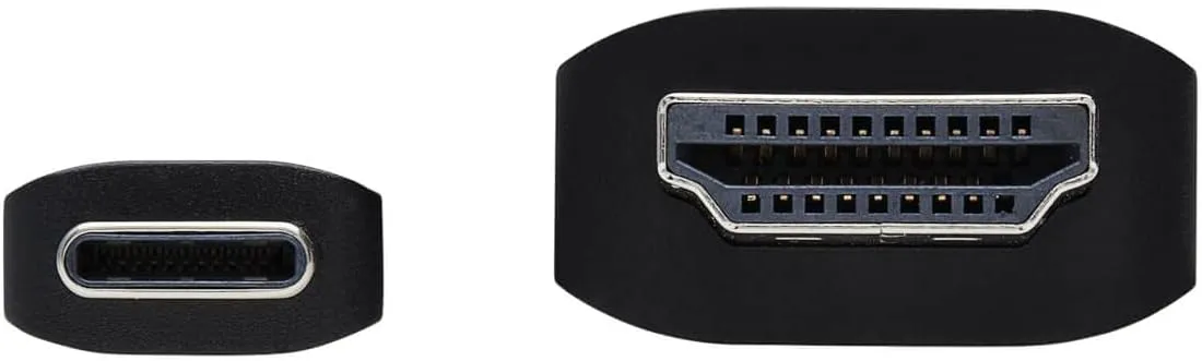 Tripp Lite USB-C to HDMI Adapter Cable, Thunderbolt 3 Compatible Cable Adapter USB C to HDMI, 4K 60 Hz, HDR, HDCP 2.2