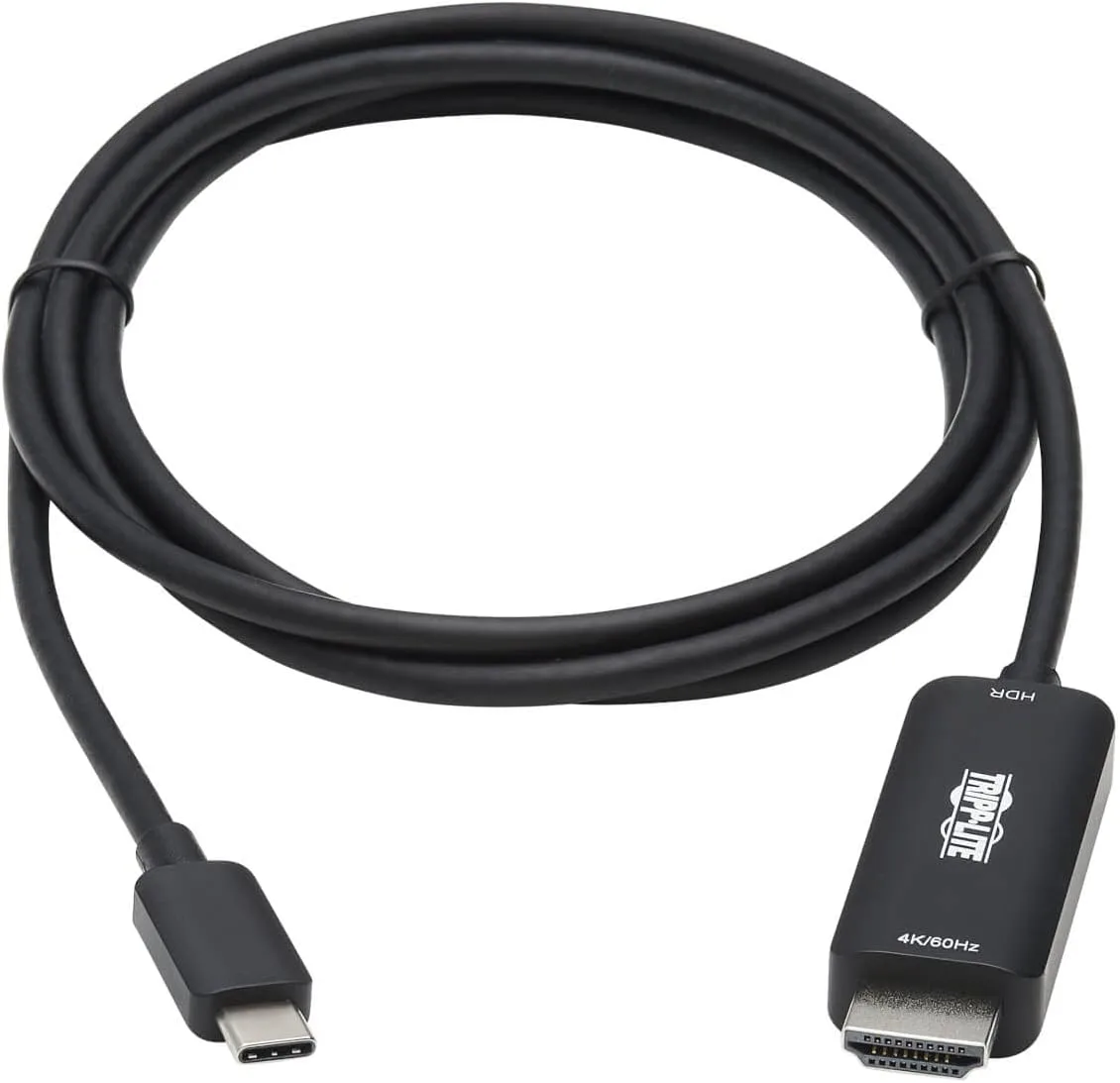 Tripp Lite USB-C to HDMI Adapter Cable, Thunderbolt 3 Compatible Cable Adapter USB C to HDMI, 4K 60 Hz, HDR, HDCP 2.2