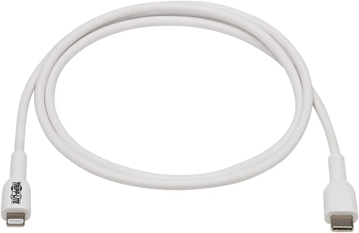 Tripp Lite USB-C to Lightning Sync/Charge Cable, MFi-Certified