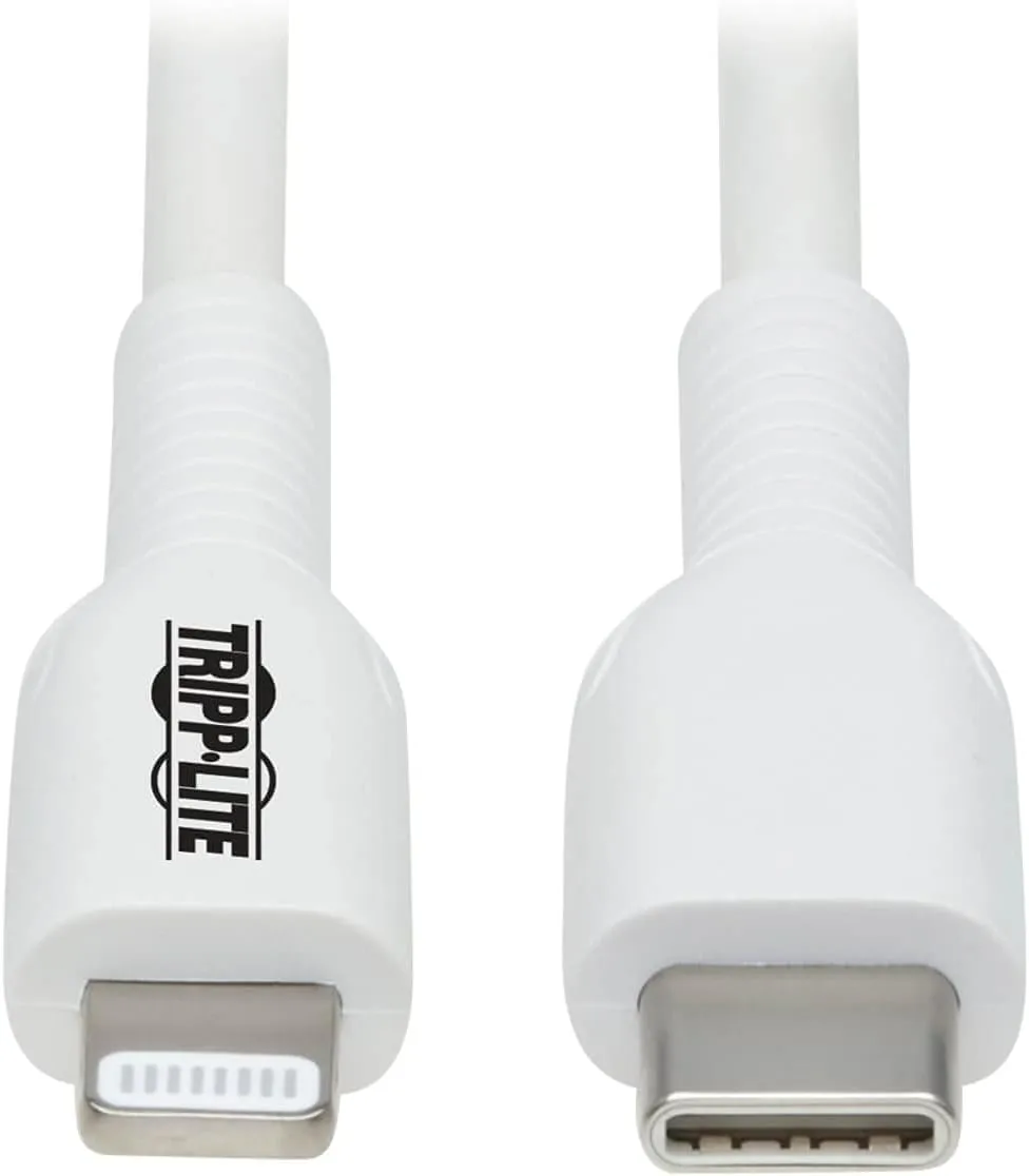 Tripp Lite USB-C to Lightning Sync/Charge Cable, MFi-Certified
