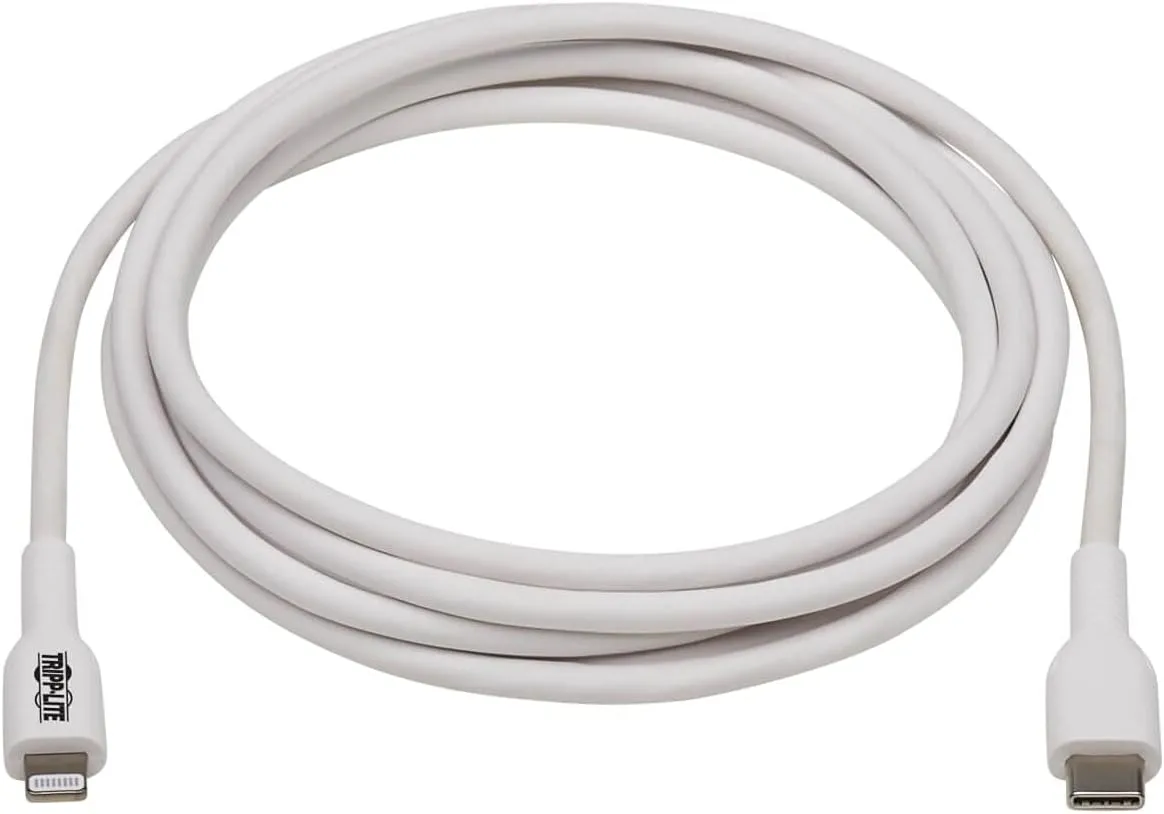 Tripp Lite USB-C to Lightning Sync/Charge Cable, MFi-Certified