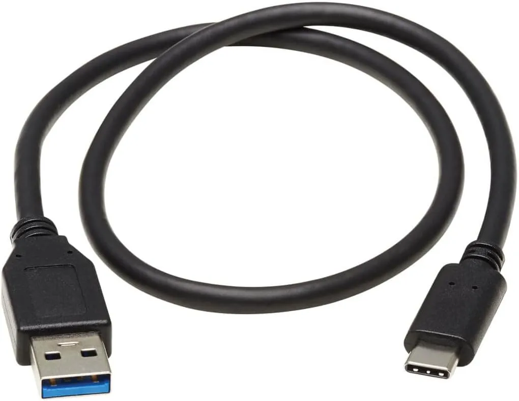 Tripp Lite USB C to USB-A Cable USB Type C 3.1 Gen 1, 5 Gbps M/20In (U428-20N)