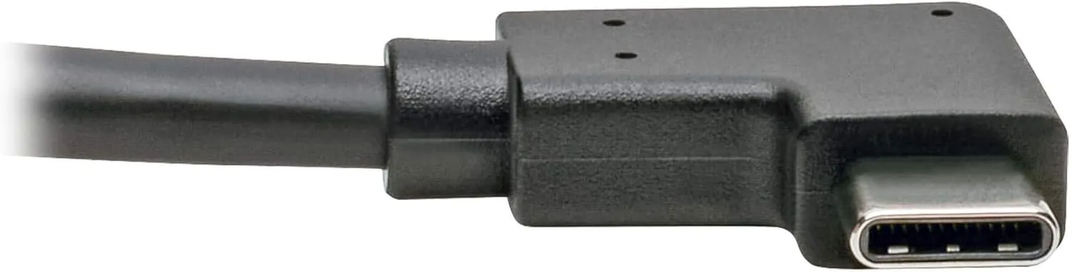 TRIPP LITE USB C to USB-A Cable Right Angle 3.1 5 Gbps Type C, 3' (U428-003-CRA)