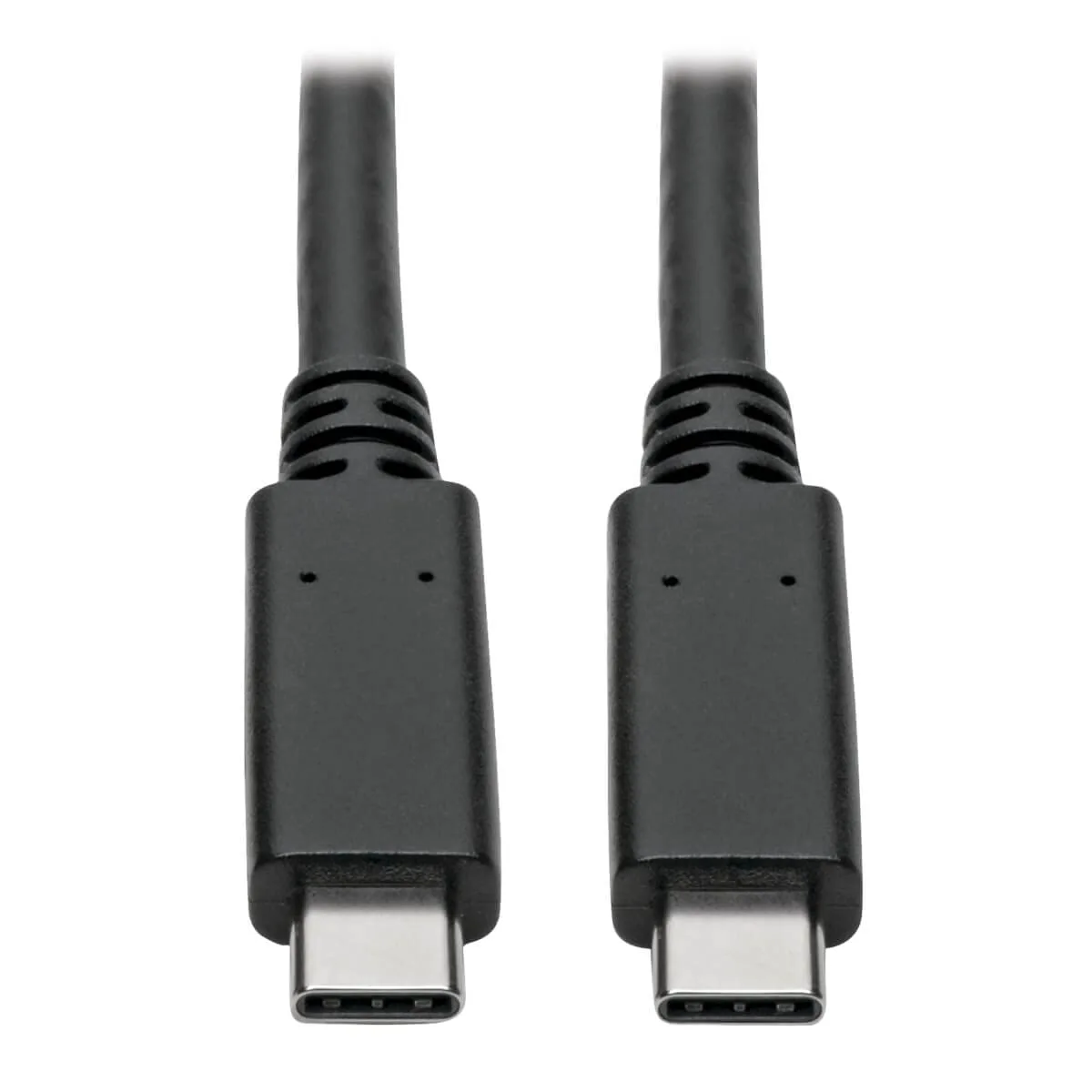 Tripp Lite USB C to USB C Cable (M/M), USB 3.1, PD Charging Cable 5A (100W), 10 Gbps, Thunderbolt 3, 3 ft (U420-C03-G2-5A)