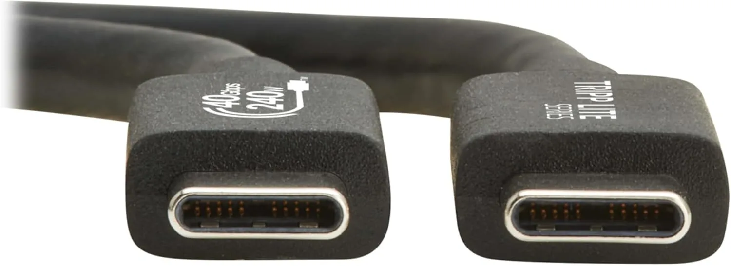 Tripp Lite USB4 USB-C Cable, USB-C to USB-C, 240W PD