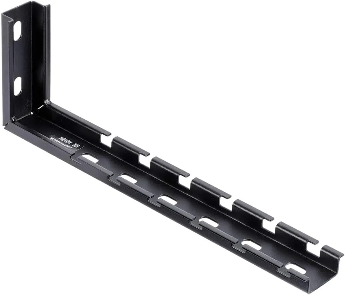 Tripp Lite Wall L Bracket, L Shaped Bracket for 150 mm and 300 mm Wire Mesh Cable Trays (SRWBWALLBRKT)