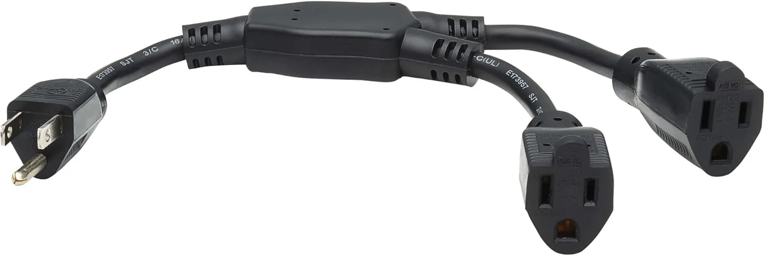 Tripp Lite Power Extension Cord, NEMA 5-15P to 5-15R, 13A 120V 16 AWG