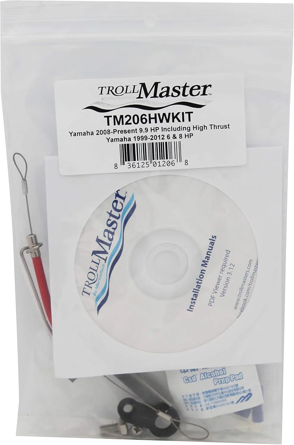 TM206HWKIT PRO3 Plus Hardware Kit (Fits Select Yamaha 6, 8 and 9.9 HP (1999-Present)), 1 Pack