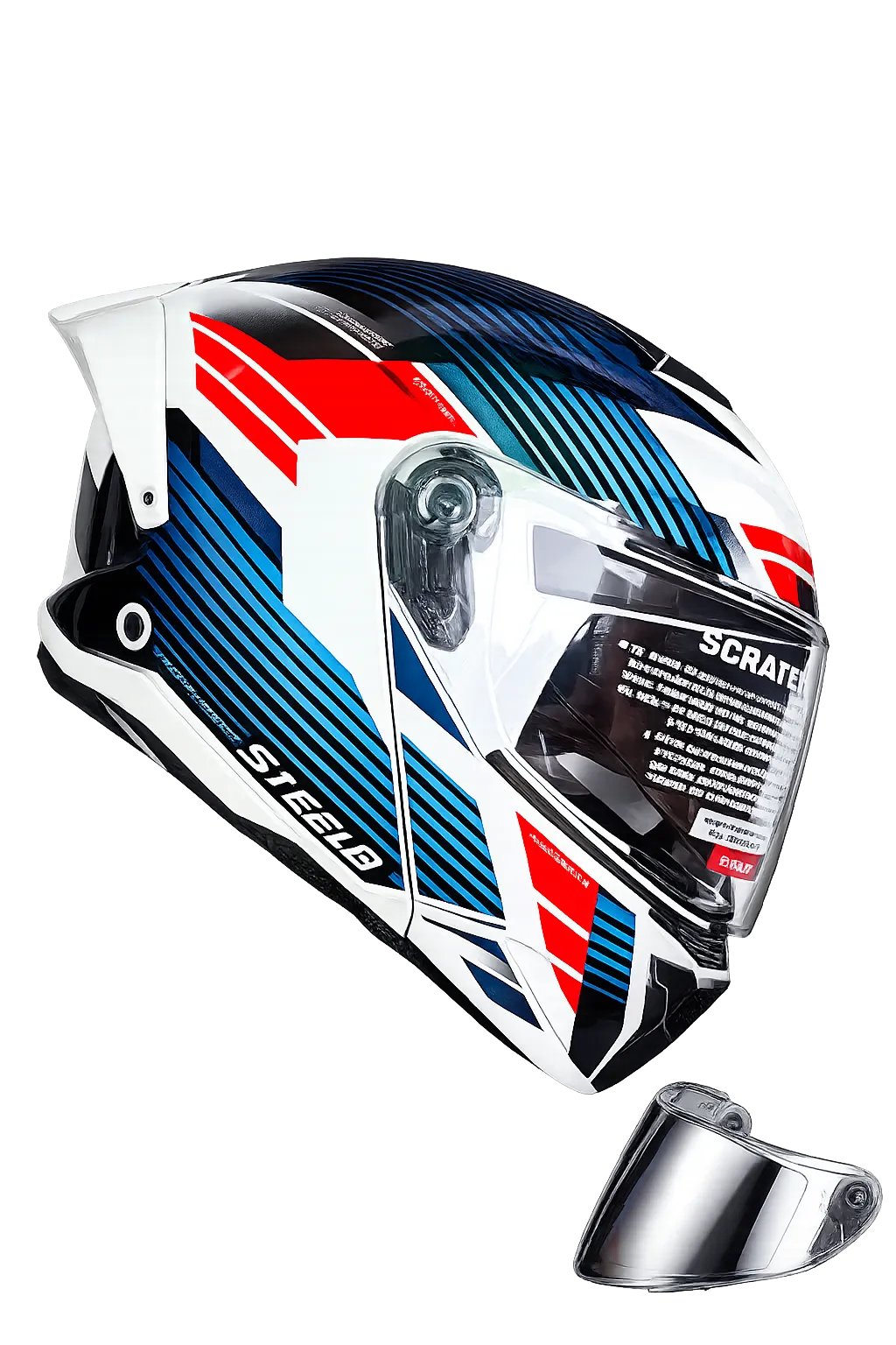 STUDDS TROOPER TRAIL WHITE BLUE RED M STUDDS TROOPER TRAIL WHITE BLUE RED M