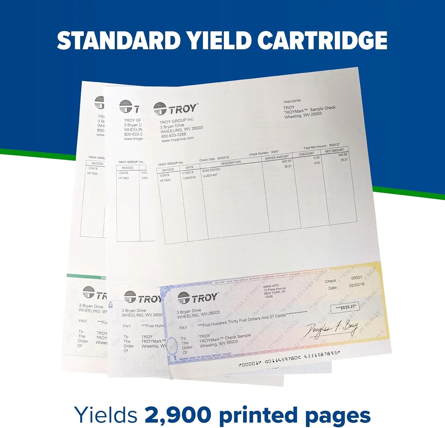4001/4101 MICR Toner Secure Standard Yield Cartridge, Check Printing, Coordinating HP Part Number: W1480A, Yields 2900 Pages