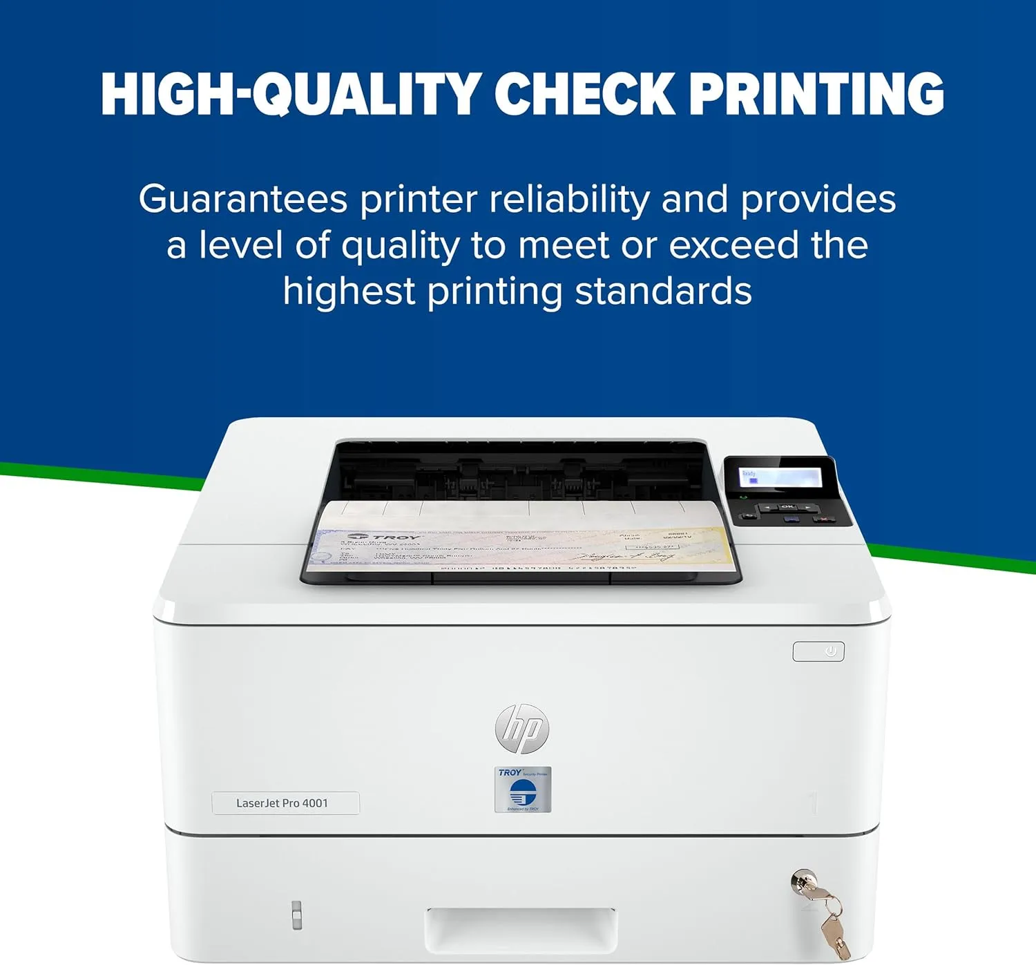 4001/4101 MICR Toner Secure Standard Yield Cartridge, Check Printing, Coordinating HP Part Number: W1480A, Yields 2900 Pages