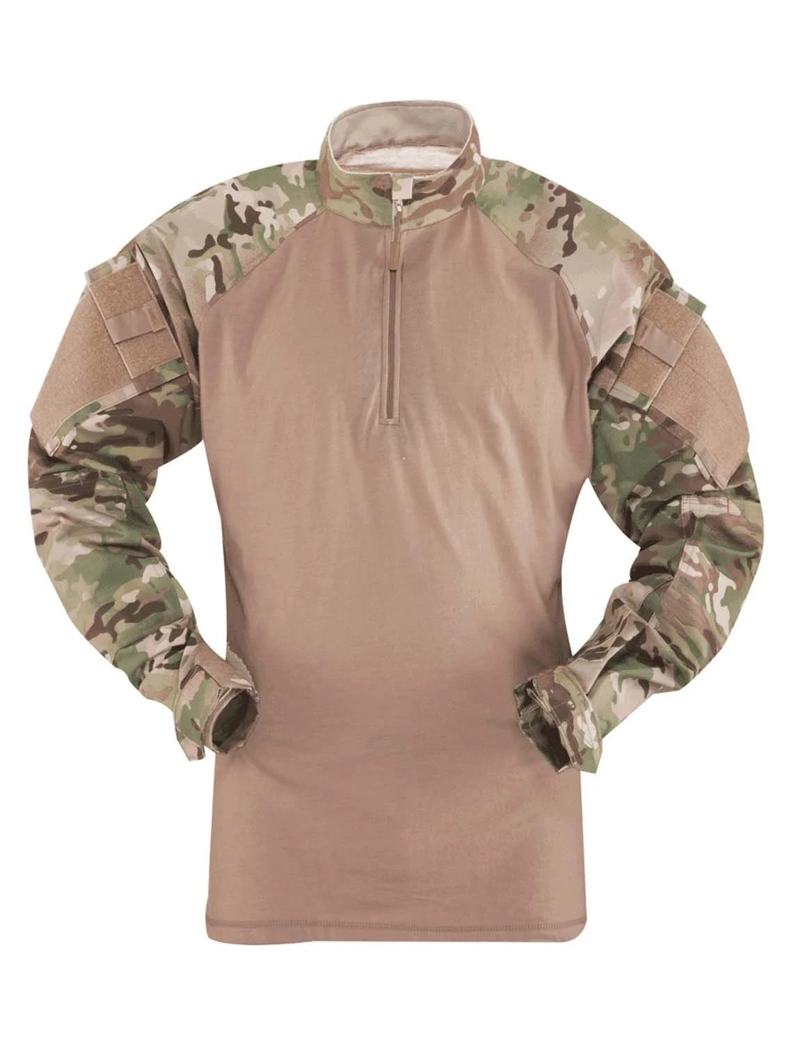 TRU-SPEC T.R.U. 1/4 Zip Combat Shirt, Men's Tactical Long Sleeve